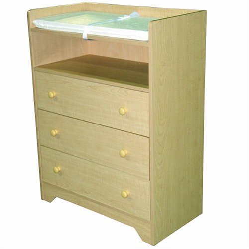 South Shore Changing Table in Natural Maple