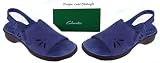 Clarks Leather Cutout Suede Sandal with Backstrap RETAIL VALUE $69