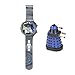 Doctor Who Digital Watch - Dalek Whizz Watch With Mini Remote Controlled Figure and Keychain