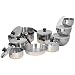  : Revere Copper Clad Bottom 14 piece set, Stainless Steel