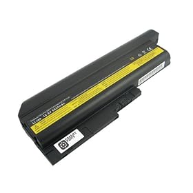 Extended Capacity 9-Cell 6600mAh Laptop Battery for IBM Lenovo Thinkpad SL500 R500 T500 W500 R60 R60E R61 R61I T60 T60P T61 T61P Z60 Z60M fits FRU ASM 92P1141 40Y6795 40Y6797 40Y6799 92P1137 92P1139 92P1138 (Note: doesn't fit IBM Lenovo R61 / T61 14.1-inch widescreen models)