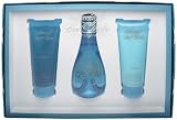 Cool Water by Davidoff for Women 3 Piece Set Includes: 3.4 oz Eau de Toilette Spray + 2.5 oz Creamy Body Sorbet + 2.5 oz Gentle Shower Breeze