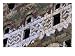 Detail of Building in Village of Al-Hajjara, Al-Mahwit Governorate, Yemen Photographic Poster Print by Chris Mellor, 24x18
