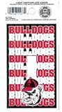 University of Georgia Bulldogs Reusable Single Light Switchplate Cover Static Cling
