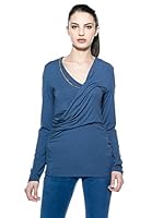 Met Camiseta Manga Larga (Azul)