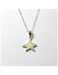 Jo For Girls Sterling Silver Glow In The Dark Star Pendant