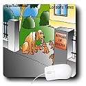 Londons Times Funny Dogs Cartoons - Beware Of Dogma - Mouse Pads
