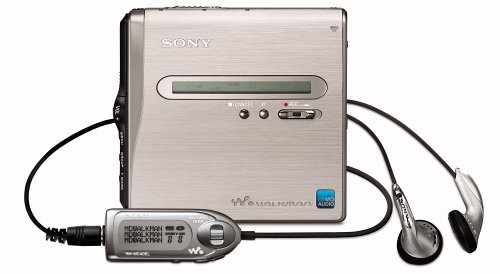 Childrens Toyshop  Elektronik : Sony MZ-NH1 Tragbarer MiniDisc-Rekorder (Hi-MD) silber