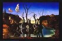 Swans Reflecting Elephants, c.1937 Fine Art Poster Print by Salvador Dali, 36x24