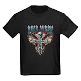 Artsmith, Inc. Kids Dark T-Shirt Motorcycle Bike Week Skulls And Cross