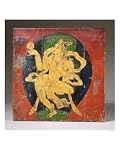 A Tibetan Polychrome Wooden Panel Depicting a Dancing Dakini, circa 19th Century Art Giclee Poster Print, 18x24