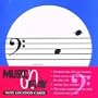 Set of 17 Bass Clef Note Location Flash Cards