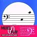 Set of 17 Bass Clef Note Location Flash Cards