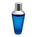 Wild Eye Designs Etched Martini Shaker, Cobalt