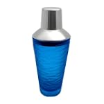 Wild Eye Designs Etched Martini Shaker, Cobalt $24.95