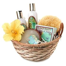 Hawaiian Dreams Coconut Basket
