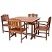 All Things Cedar TD72-20 Teak Butterfly Set