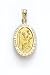 14K Oval St Christopher Medal - GHBC2026