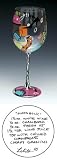 Shopaholic Wine Glass