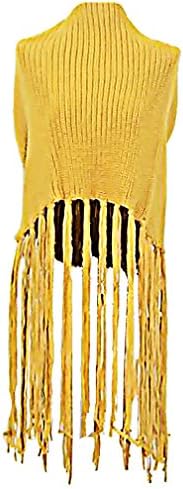 WmN FSHN Women's Stylish Plain Warm Knitted Poncho Pullover Sweater WPH05, Yellow
