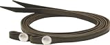 Saddlesmith of Texas Split Show Reins - Natural Gold - 5/8 X 7Ft
