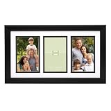 Prinz 3-Opening Hudson Black Wood Collage Frame for 4-Inch by 6-Inch Photo