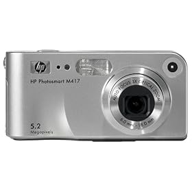 HP Photosmart M417 5.2MP Digital Camera with 3x Optical Zoom by HP