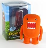 Limited Edition ORANGE flocked vinyl DOMO figure