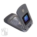 Lux Motorola Moto Razr V3 Cell Phone Skin Case - Smoke