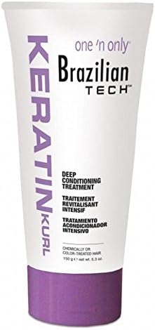 One 'N Only Brazilian Tech Keratin Kurl Deep Conditioning Treatment 5.3 OZ