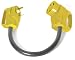 Tools & Hardware : Dogbone Adapter with Handle, 30 Amp Male to 50 Amp Female