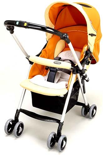 コンビ ベビーカーリッコW EG KV-630 オレンジシトロン画像