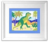 Dinosaurland Framed Print by Olive Kids (T-REX)