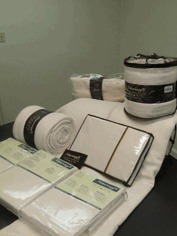 Organics and More Naturesoft Organic Cotton 230 TC Percale Individual Fitted Sheets - Full