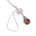 Hand Crafted Cellular Phone Charm - Gaelic w/Topaz