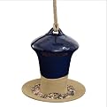 Ceramic Bird Feeder - Blue