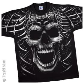 SKULLS T-Shirt - Psycho Skull (Black)