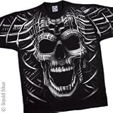 SKULLS T-Shirt - Psycho Skull (Black), M