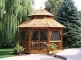 Premier Morning Glory Gazebo 14 Foot With Double Roof
