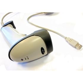My-Link USB Laser (Bi-directional) Barcode Scanner CREAM - up to 100 scans per second