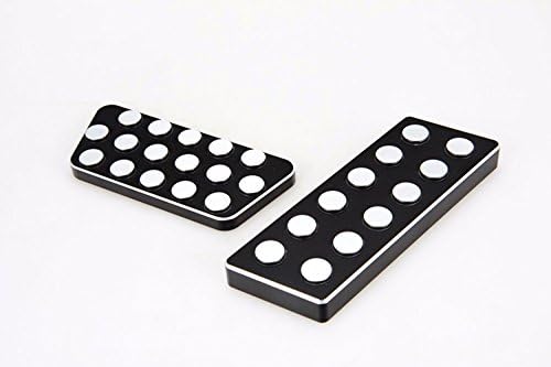 Aluminum Alloy Clutch Brake Racing Style Car Foot Pedals Cover trim Pad for Jeep Wrangler 2008-2015 2 pcs