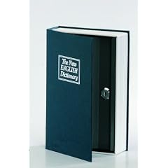 Idena 337179 - Idena Buch- Geldkassette, 23,5 x 15,5 x 5,5 cm, schwarz / blau