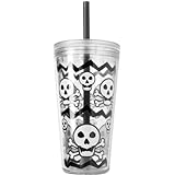 Copco 24-Ounce Minimus Skulls Tumbler, Gray