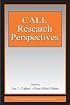 Call Research Perspectives (Esl and Applied Linguistics Professional Series.) (Esl and Applied Linguistics Professional Series.)