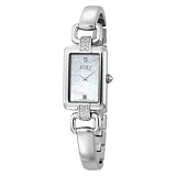 ESQ by Movado Women's 7101351 Kali Stainless-Steel with Diamonds Mother of pearl Rectangle Dial Watch