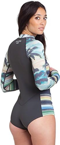 Billabong Women's Salty Daze Long Sleeve Spring Suit, Palm, 2