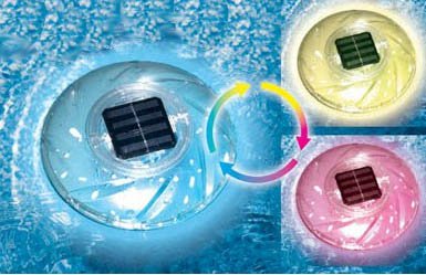 Solar Floating Rainbow Swimming Pool Spa Light Effects