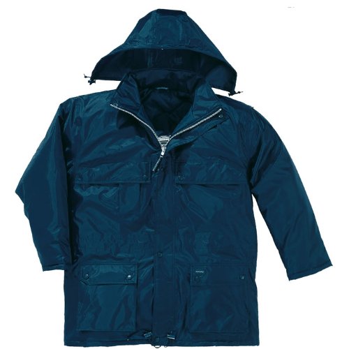 Panoply Darwin II Water Resistant Navy Blue Parka Jacket With Quilted Lining 41R3fLKjAcL