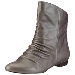 Buffalo London 408-14702 DERBY LEATHER GREY 01 105193, Damen, Stiefel, Grau (GREY 01), EU 36