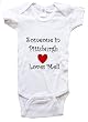 SOMEONE IN PITTSBURGH LOVES ME - PITTSBURGH BABY - City Series - White, Blue or Pink Onesie / Baby T-shirt